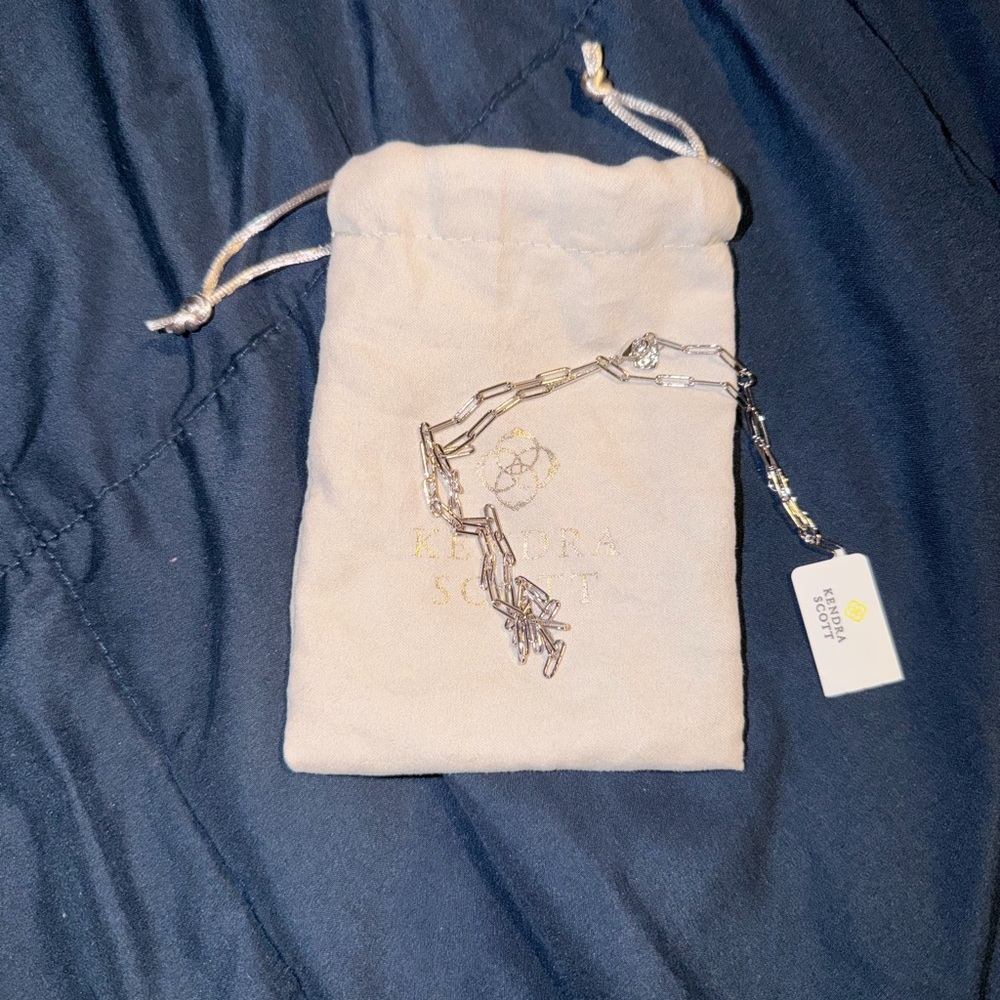 Kendra Scott Silver Chain Necklace